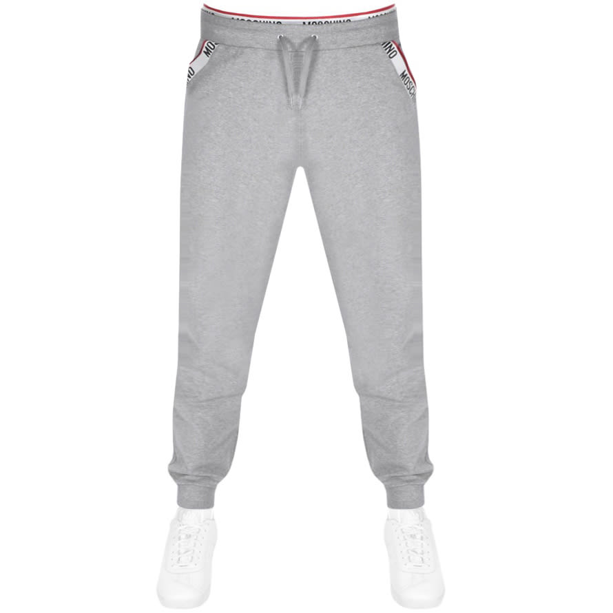 Alternative Image for ProductMoschino Logo Jogging Bottoms Grey1
